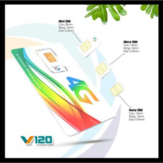 Sim V120Z :Miễn Phí Gọi Nội Mạng Dưới 20 Phút.50Phút Ngoài mạng,Ngày có 4GB,Tháng có 120GB Giá Chỉ 90000₫/1 Tháng