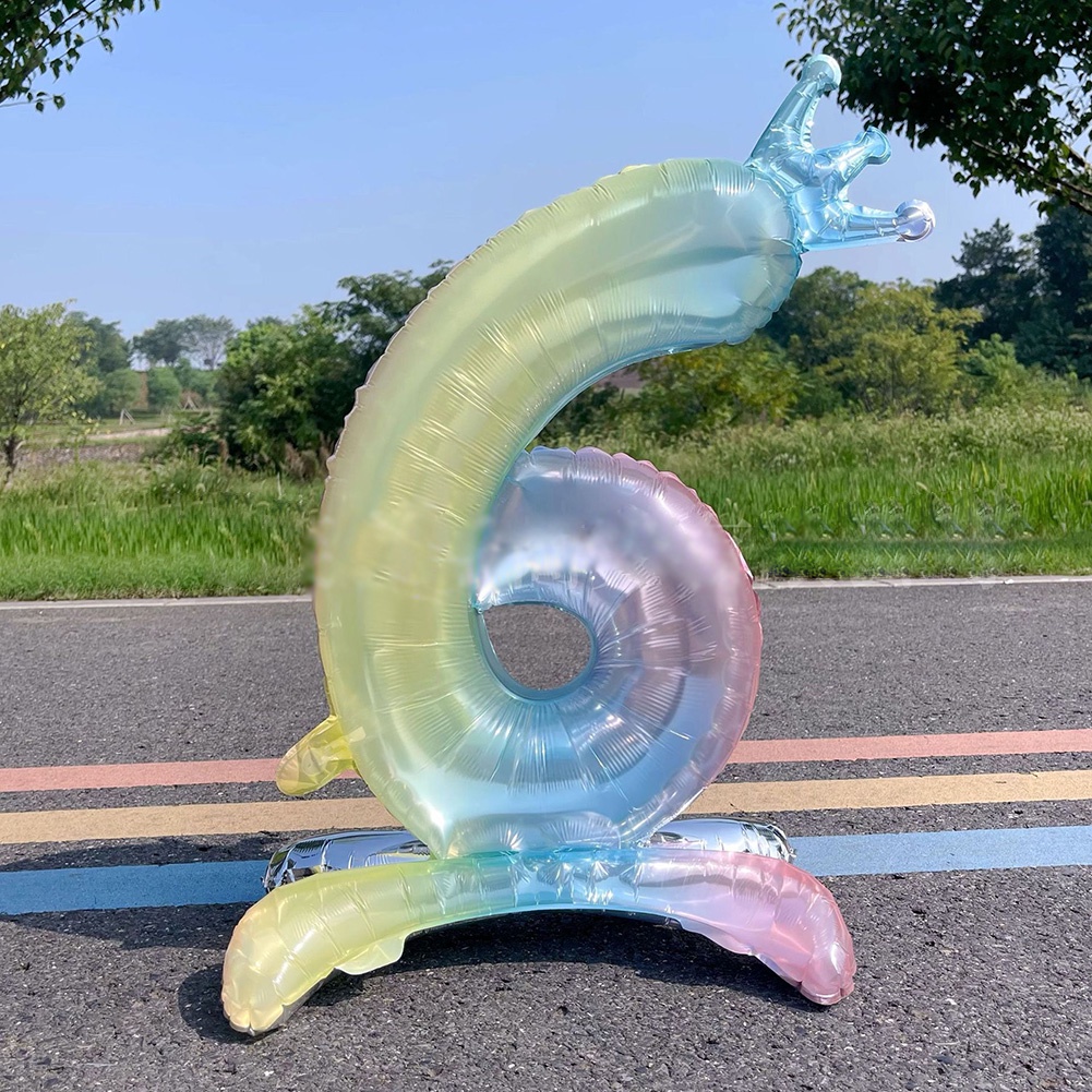 Bong Bóng Đứng 81cm Hình Vương Miện Màu Sắc Gradient Trang Trí Tiệc Sinh Nhật / Đám Cưới Cho Bé