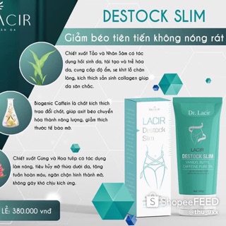 Bộ đôi kem tan mỡ và gen nịt bụng dr.slim - dr.Lacir