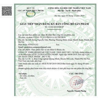 CỐM PHÁT TRIỂN TRÍ NÃO G-BRAIN 30 GÓI
