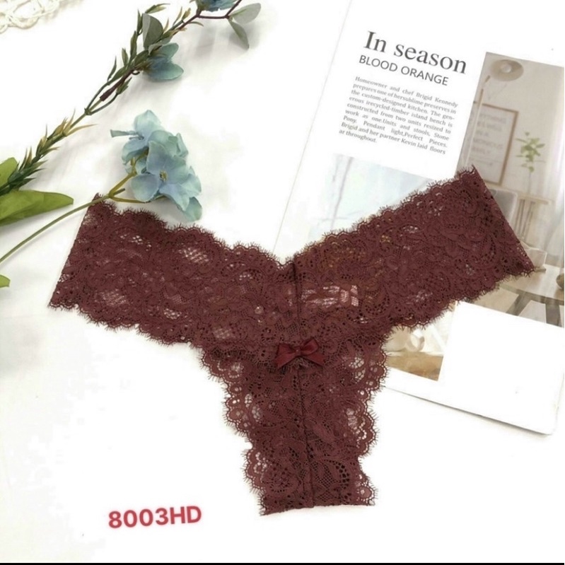Quần lót nữ chất ren mỏng, sexy thoáng mát Mã 8002 NGAN HOUSE - CHUYÊN ĐỒ LÓT