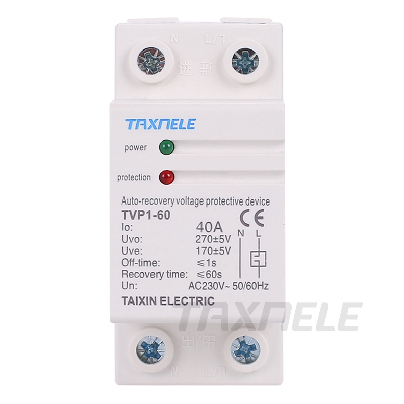 Rơ Le Bảo Vệ Điện Áp 230V AC 40A 63A Din