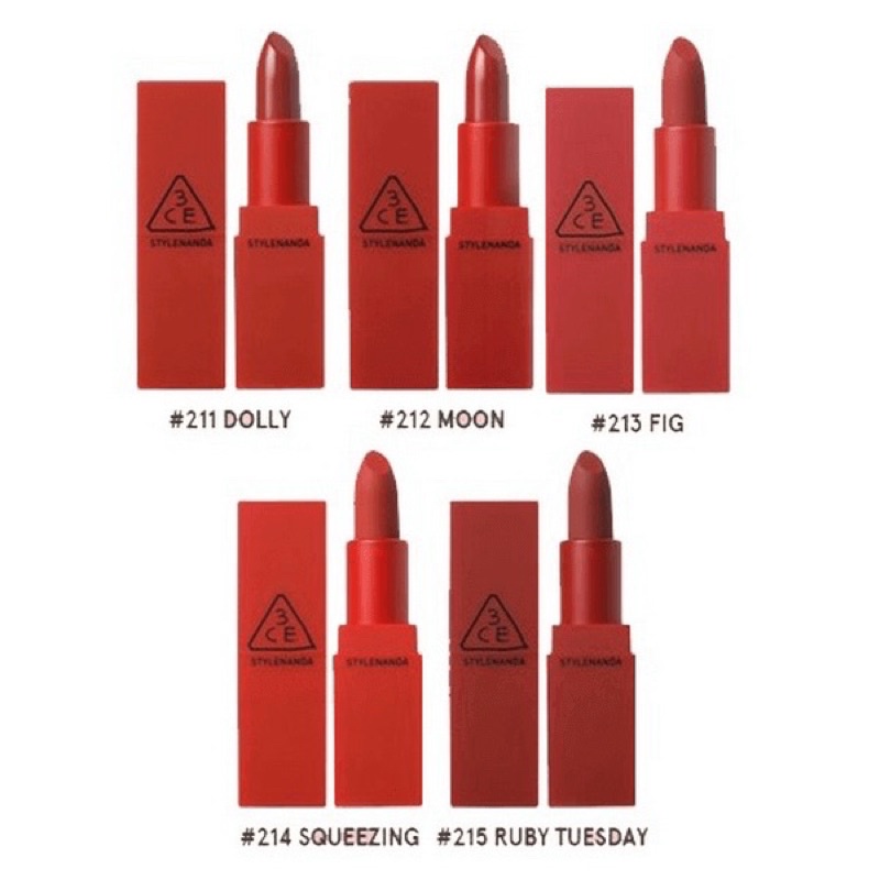 Son thỏi 3CE Red Recipe Matte Lip Color