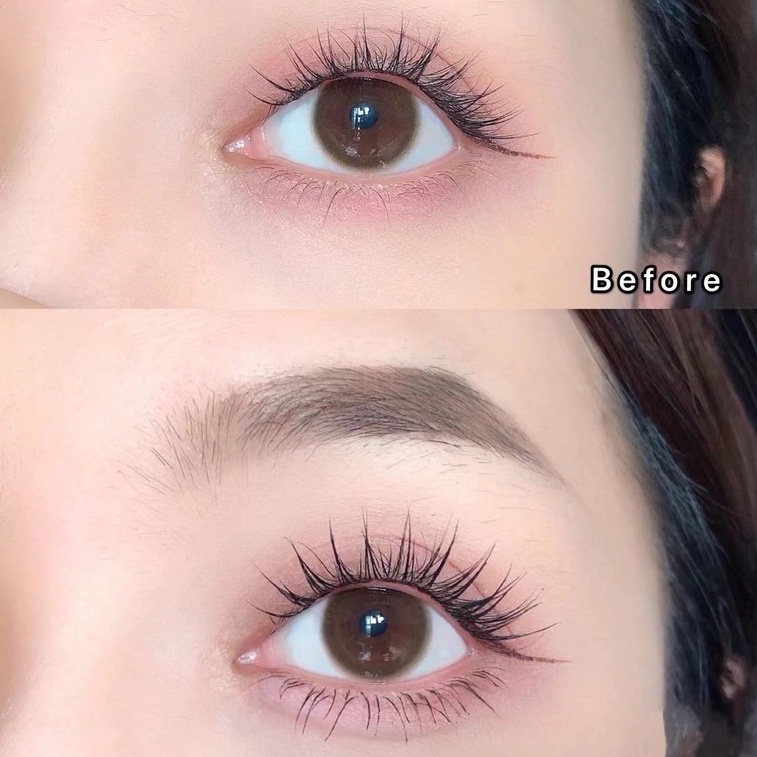 Bộ Bút Kẻ Mắt Dạng Lỏng + Bút Kẻ Mắt + Phấn Mắt Aegyo Sal + Bút Vẽ Lông Mi Màu Hồng Lâu Trôi Không Nhòe Chống Thấm Nước