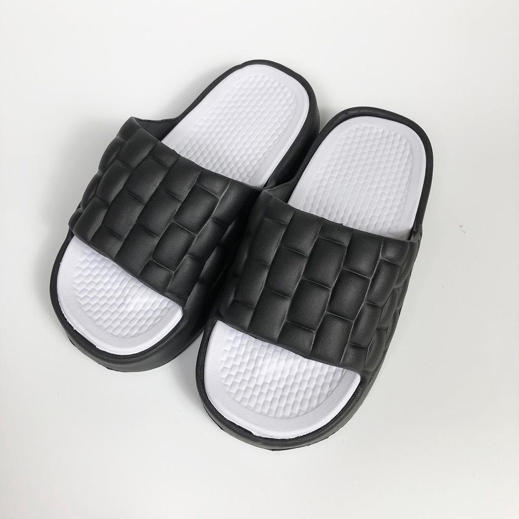 Dép Bánh Mì Quai Ngang LACEVA Đúc Nguyên Khối, Đế Cao 5cm Siêu Nhẹ Mã DP11