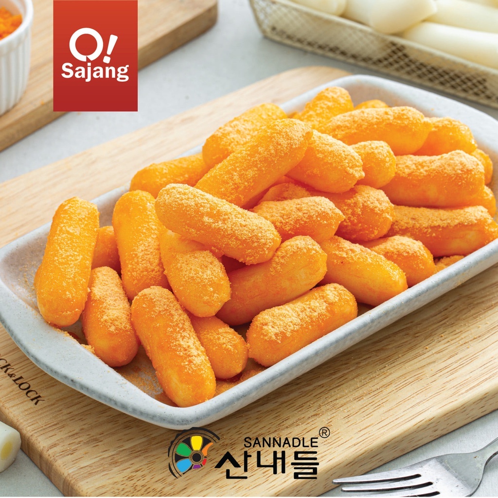 Bánh Gạo Tokbokki Nhân Phô Mai Hàn Quốc 500g