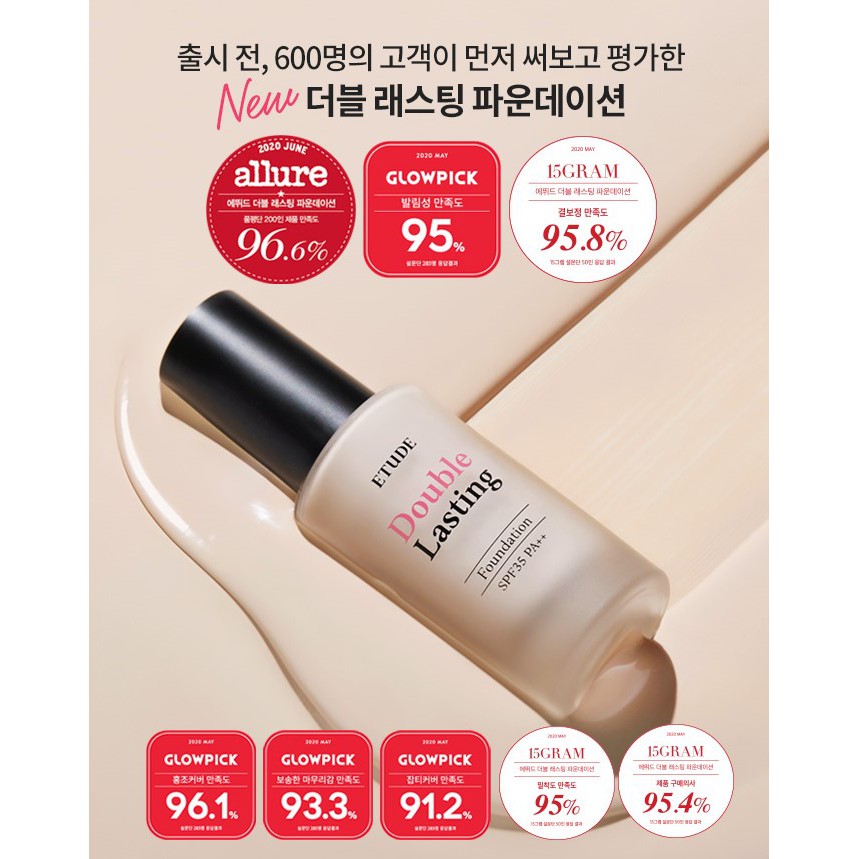 KEM NỀN ETUDE HOUSE DOUBLE LASTING FOUNDATION