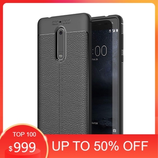 Ốp lưng Nokia 5 silicon giả da Auto Focus