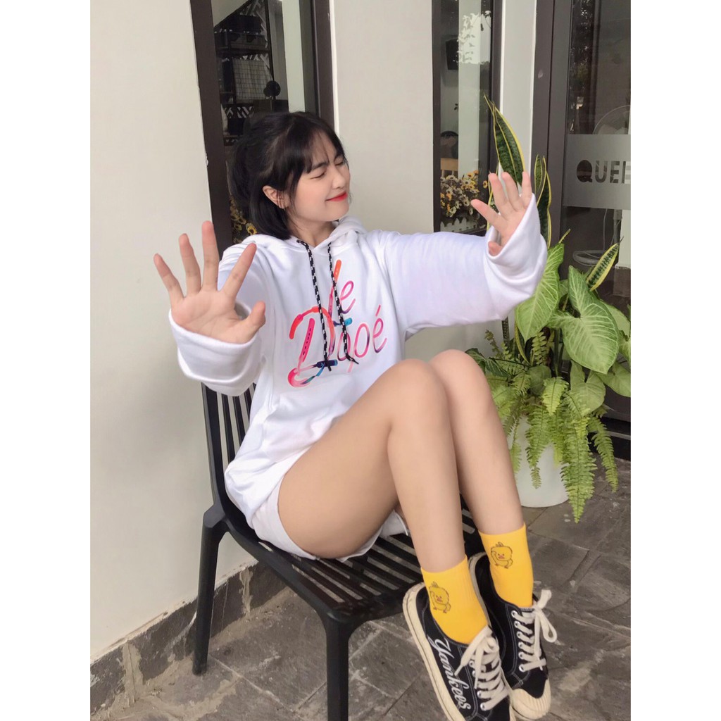 [Siêu Sale] [Chính hãng] Áo khoác Hoodie Le Dopé - hoạt tiết mặt cười | BigBuy360 - bigbuy360.vn