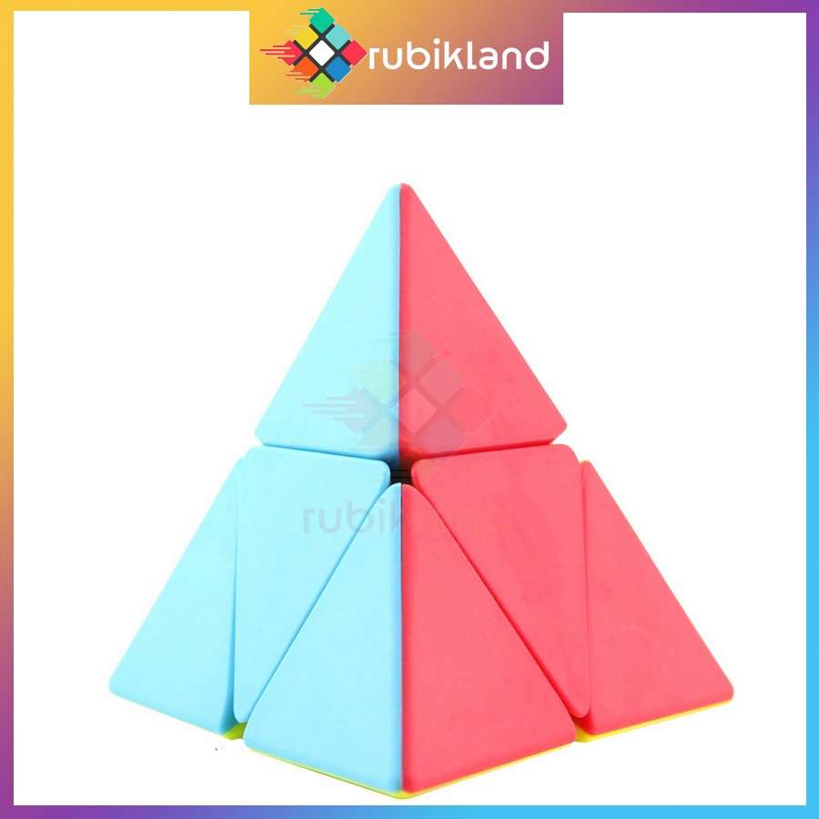 Rubik Tam Giác QiYi Pyramorphix Stickerless Đồ Chơi Trí Tuệ Trẻ Em