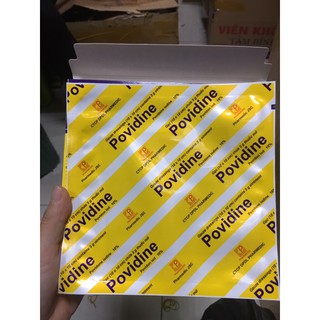 Gạc Povidine hộp 10 miếng