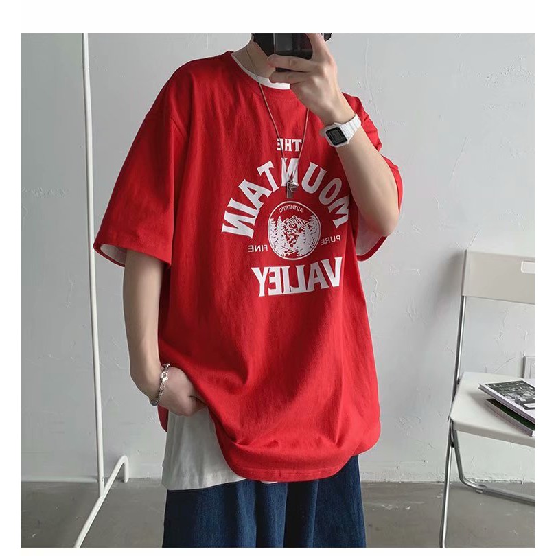 Áo Thun Tay Ngắn Hoạ Tiết In Cá Tính Dành Cho Nam Kích Thước M-5XL