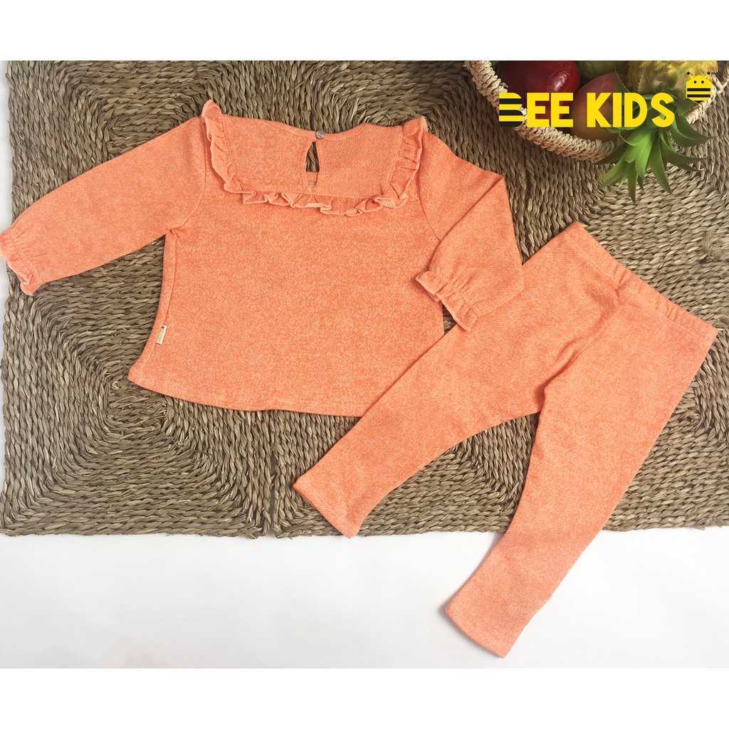 Bộ Quần Áo Bé Gái (1-5 Tuổi) Bee Kids Kiểu Dáng Dễ Thương Chất Cotton Mềm Mịn Thoáng Mát Không Bai Không Xù - 1BT00966DA