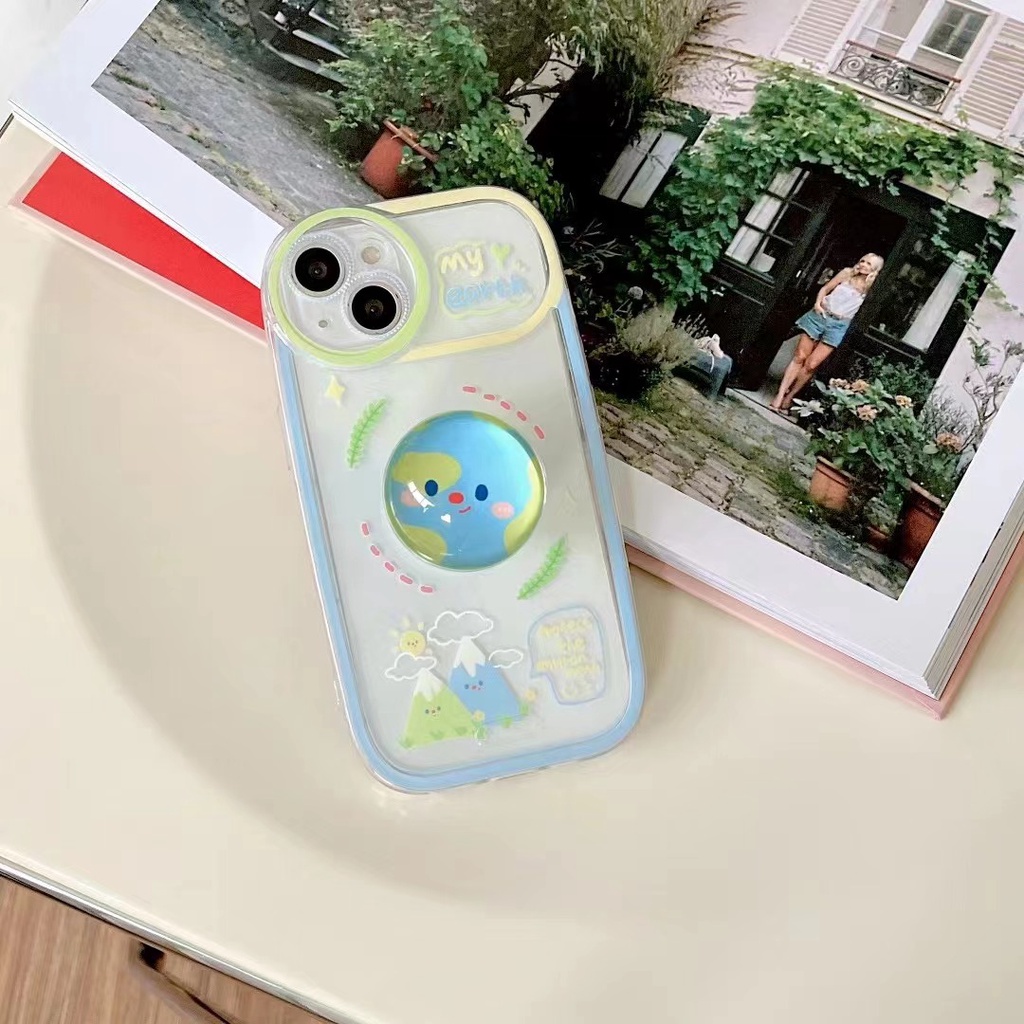 Ốp Điện Thoại Thiết Kế Giá Đỡ Quả Cầu Pha Lê Cho iPhone 12 13 11 Pro Max X Xs Max Xr ghfd