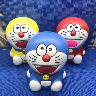 Ống heo đất đẹp, lợn đất tiết kiệm tiền hình Doraemon