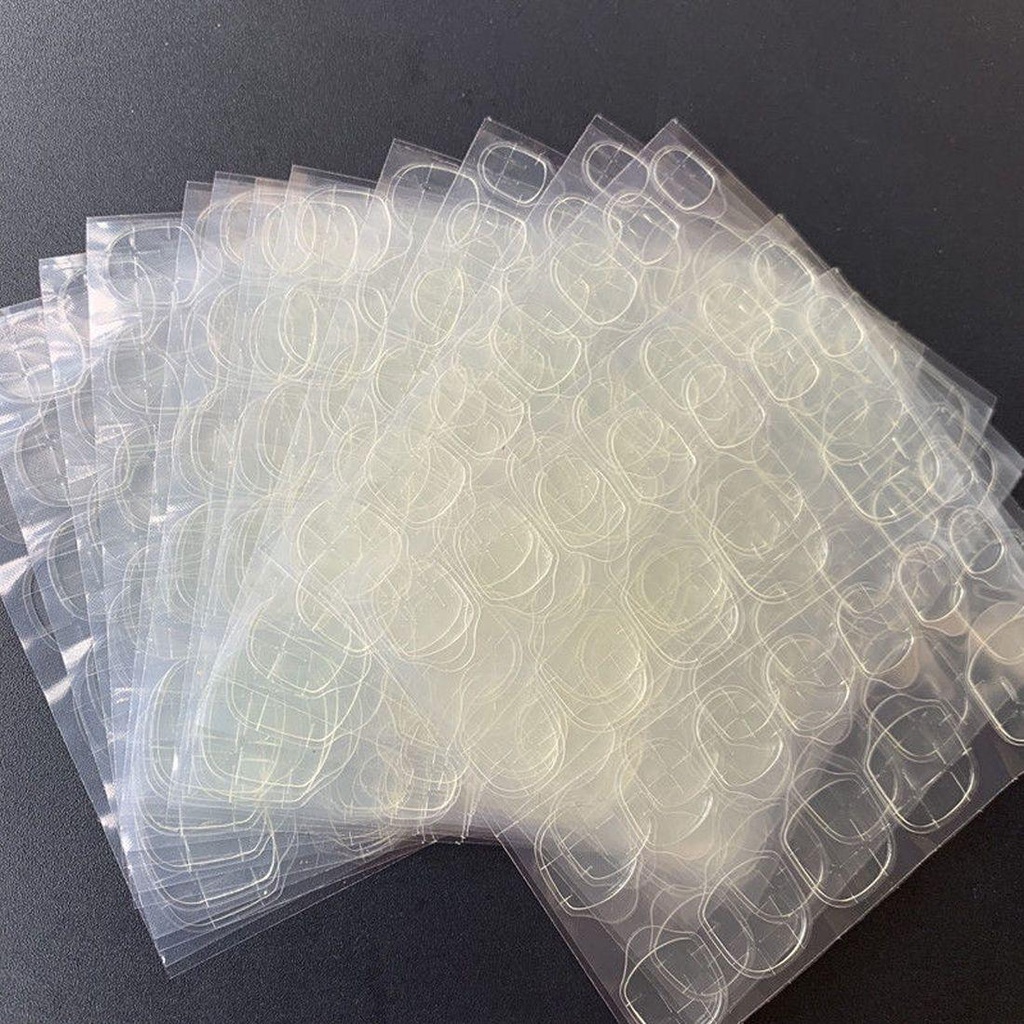 Set 10 Tấm Băng Keo Dán Móng Tay Giả Tự Dính Tiện Lợi