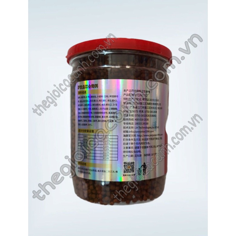 THỨC ĂN CÁ LA HÁN PORPOISE LÊN ĐẦU VÀ MÀU 180G