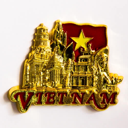 Dán tủ lạnh - Magnet phong cảnh Việt Nam - Gang đúc