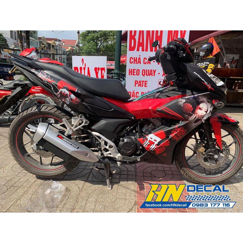 Tem Trùm Winner X Đỏ Đen Samurai