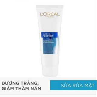 Sữa Rửa Mặt Trắng Da L'Oreal White Perfect 100ml