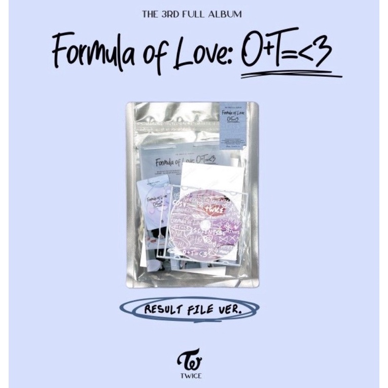 Album Twice Vol.3 Formula of Love O+T=3 Result File