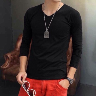Áo body cổ tim ( tay dài ) 