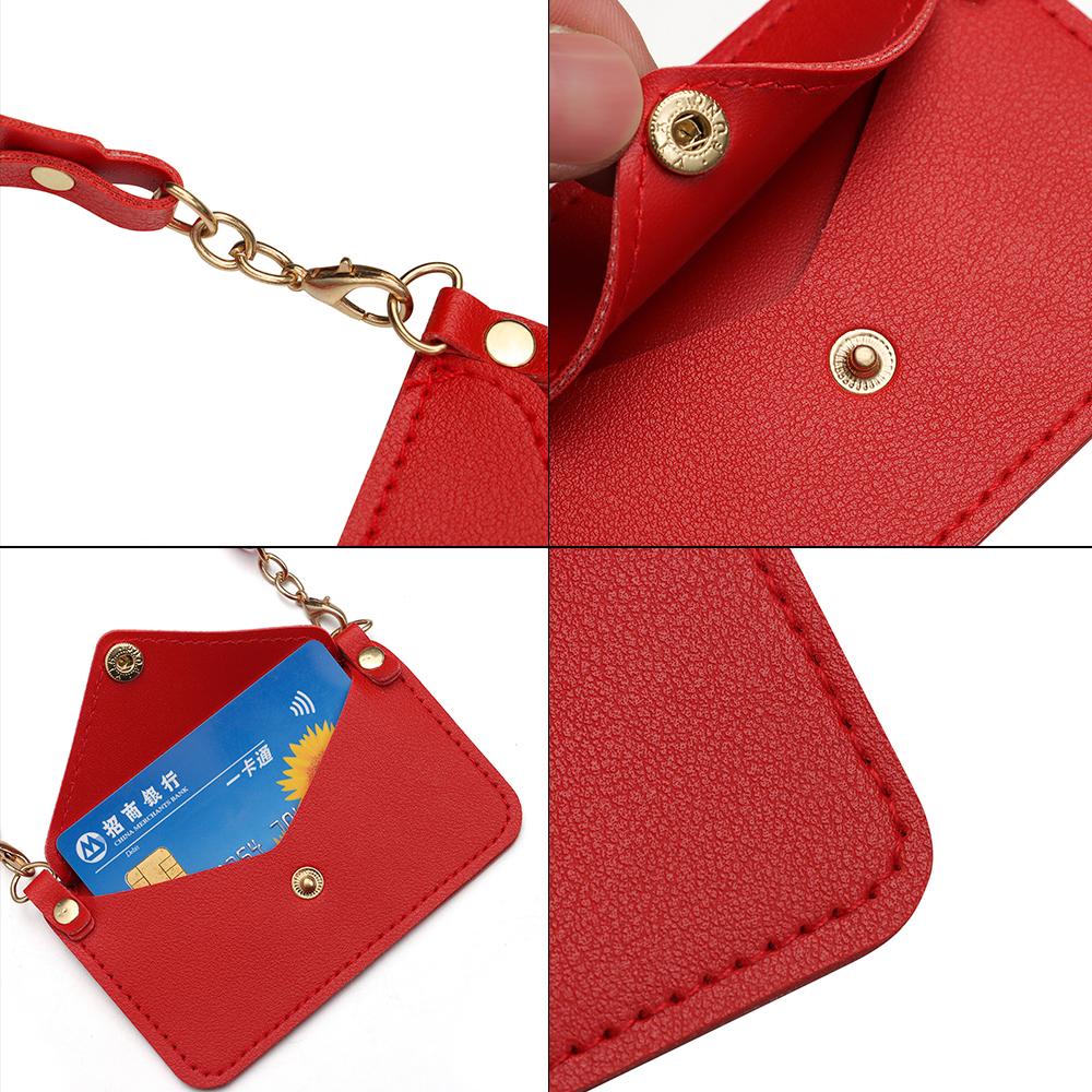 Ví Da PU Mini Đựng Thẻ ID Phong Cách Hàn Quốc