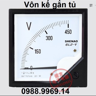 VÔN KẾ GẮN TỦ ĐIỆN