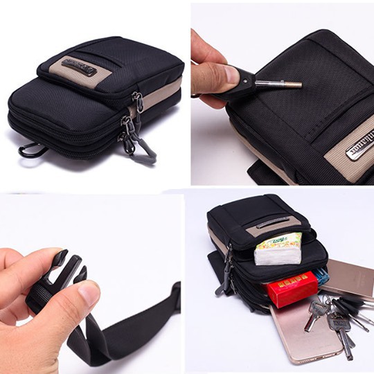 Túi Đeo Hông Túi Đeo Bụng, Túi Đeo Chéo Nam Đựng Điện Thoại
