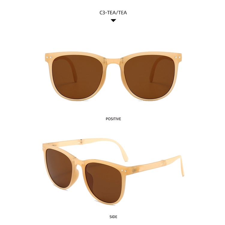 Kính mát có thể gấp gọn phong cách thời trang sành điện cho nam và nữ 2021