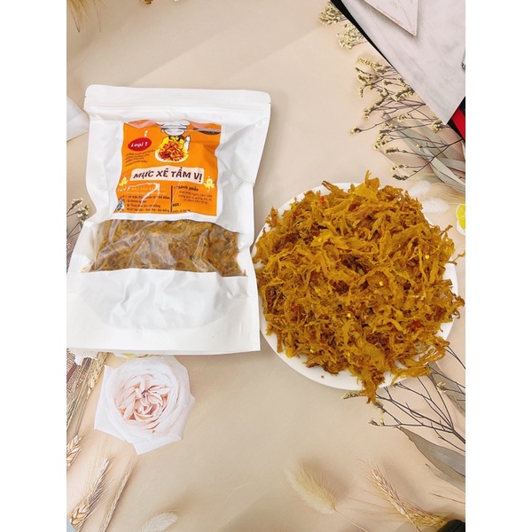 KHÔ MỰC XÉ TẨM GIA VỊ túi 500gr Thúy Đặc Sản Đà Nẵng loại 1 thơm ngon