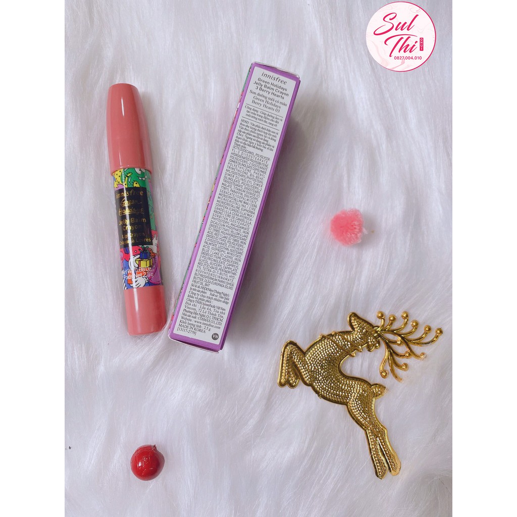Son bút chì innisfree Green Holidays Jelly Balm (Limited) | BigBuy360 - bigbuy360.vn