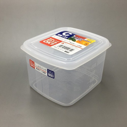 [Hỏa Tốc HN] Hộp đựng cơm văn phòng , hộp đựng thực phẩm thức ăn tủ lạnh chia vạch Nakaya 1.2L Nội địa Nhật Bản