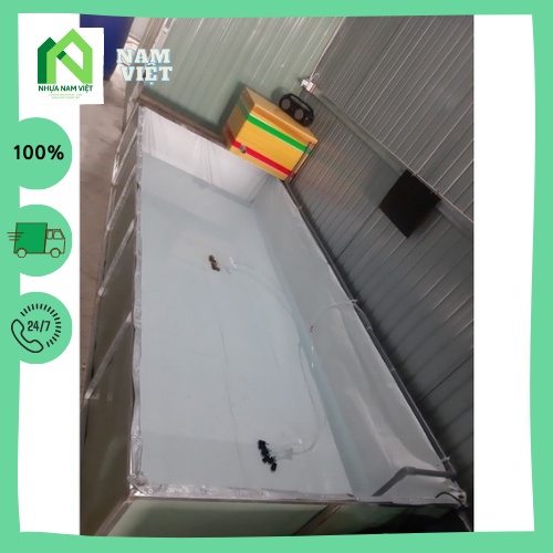 Bể Bạt XÁM TRẮNG |Nuôi Lươn, cá, ốc , hồ bơi trẻ em | Có khoen móc