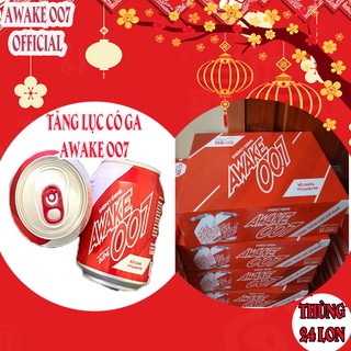 Nước tăng lực AWAKE 007 Com bo 2 thùng 24 lon