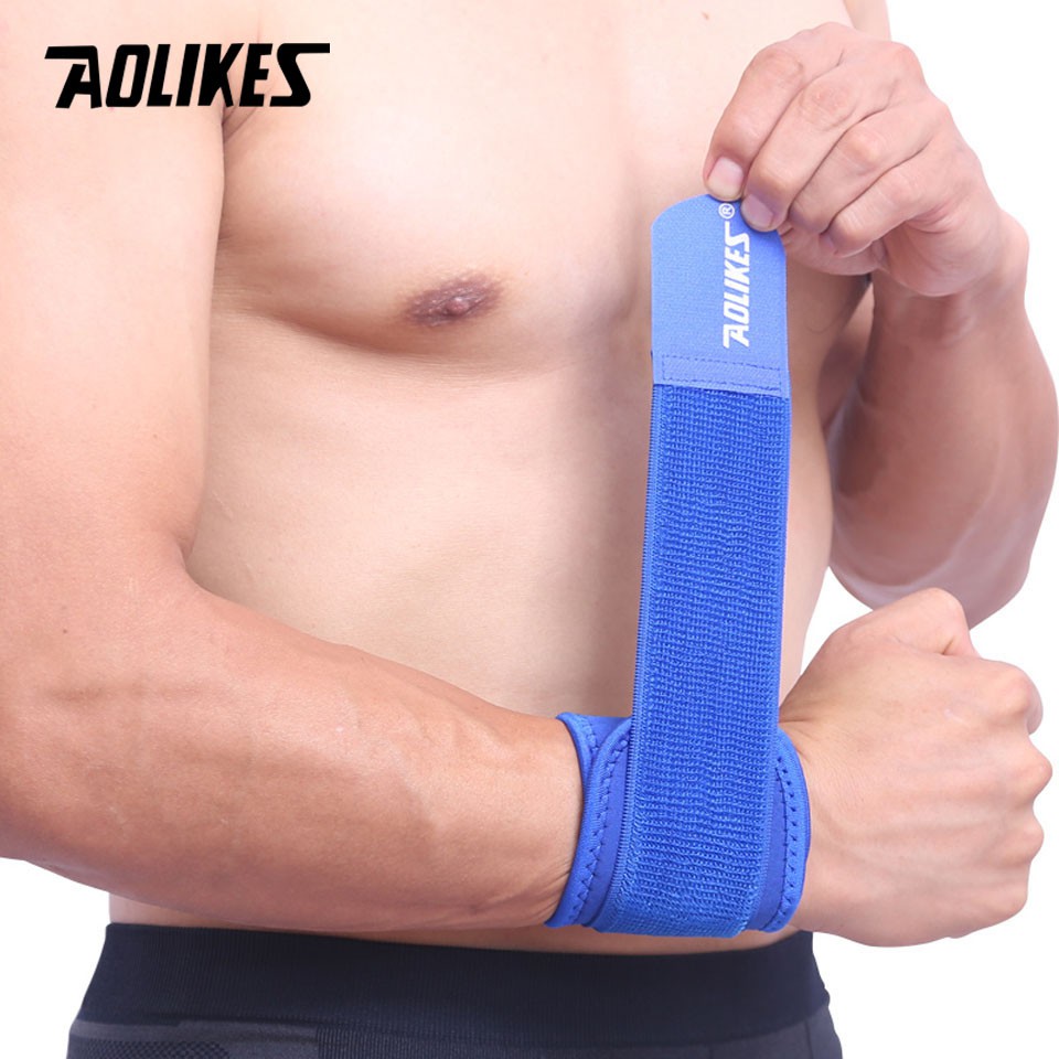 Bộ 2 đai quấn bảo vệ cổ tay AOLIKES A-7936 đàn hồi chống trươn trượt sport pressure wrist
