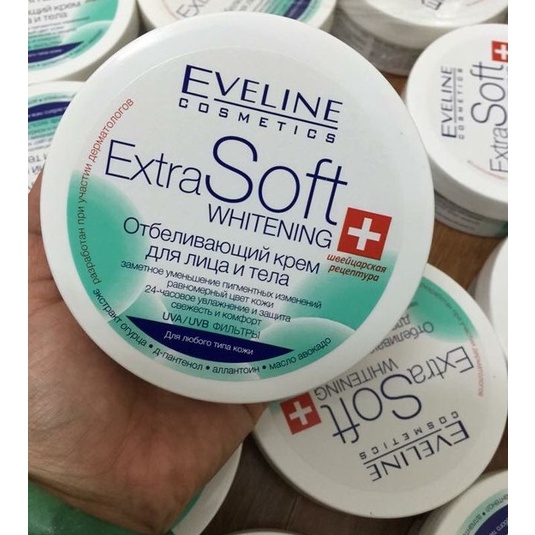 Kem dưỡng da Eveline Extra Soft Whitening, kem dưỡng trắng da 200ml - Mina.cosmetic1