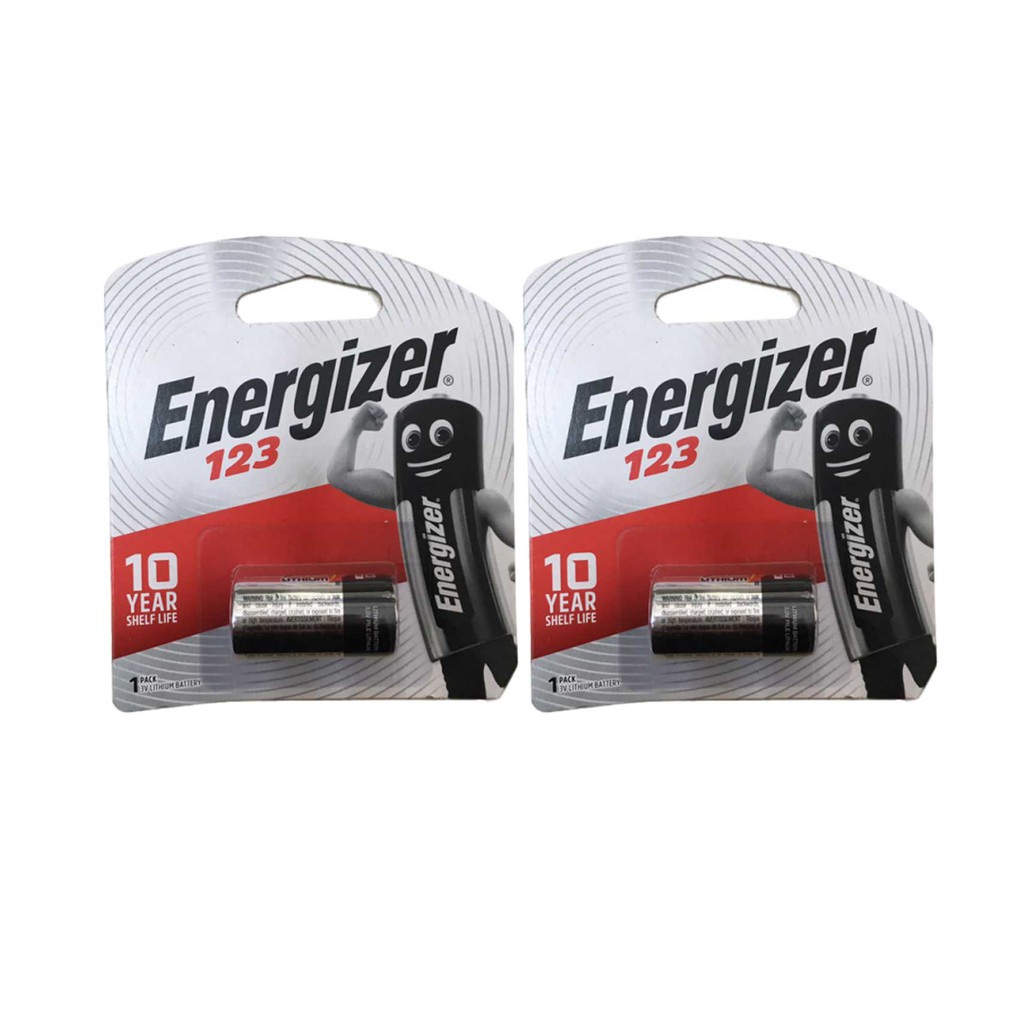 COMBO 2 VỈ ( 2 VIÊN) PIN ENERGIZER CR123 LITHIUM 3VOLT [CHÍNH HÃNG]