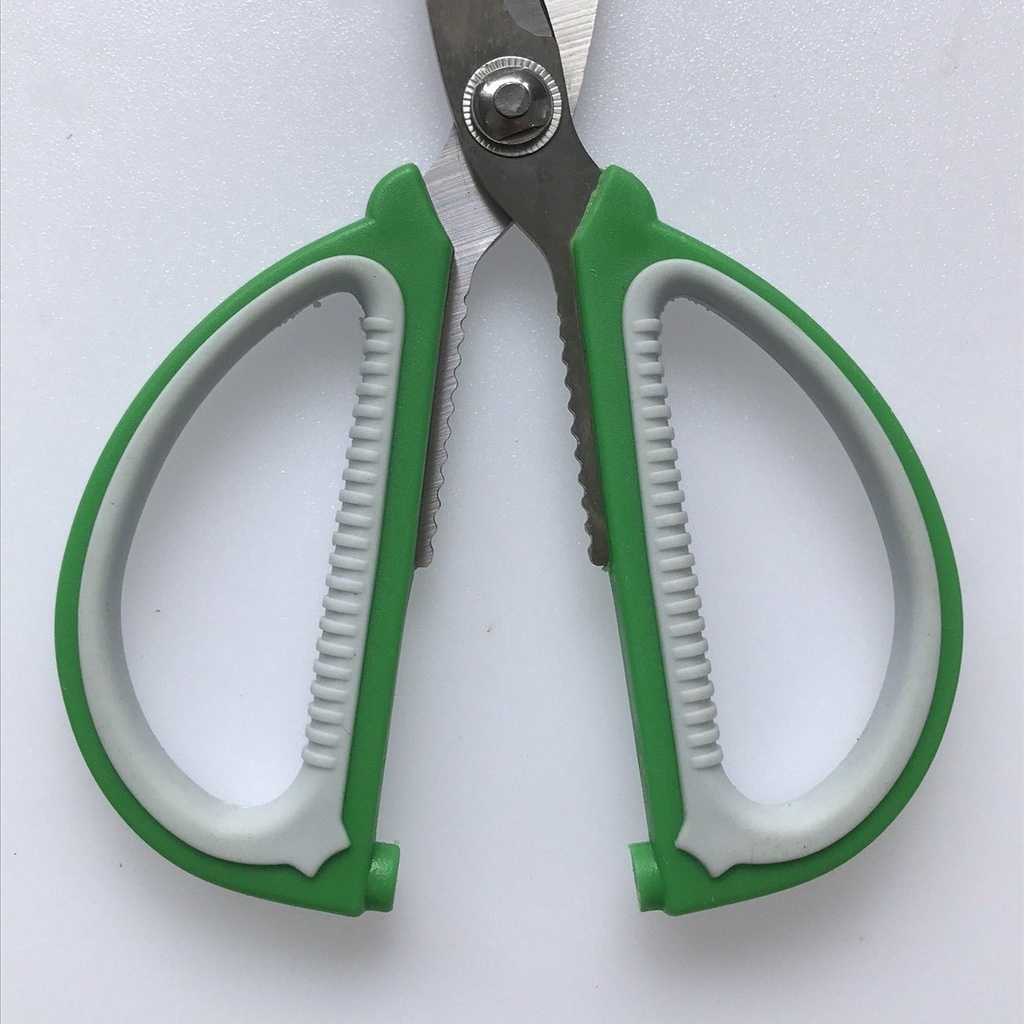 Kéo Cắt Gia Dụng, Kéo Văn Phòng, Kéo Hai Màu 17,19cm Thép Không Rỉ, Kéo Nội Địa Trung