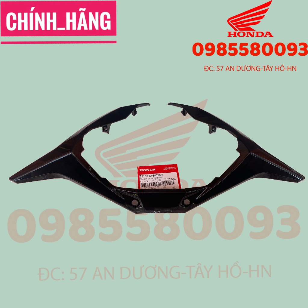 Dàn áo Winner X Đen bóng 2021 chính hãng Honda