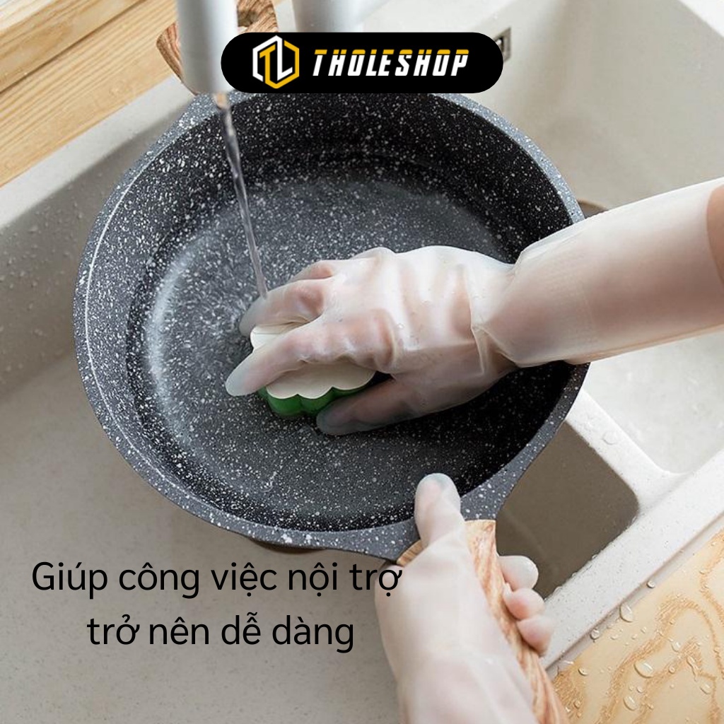 Găng Tay Cao Su - Bao Tay Rửa Chén Chống Ăn Mòn, Chống Đâm Thủng Cực Kì Bền Dai 6337