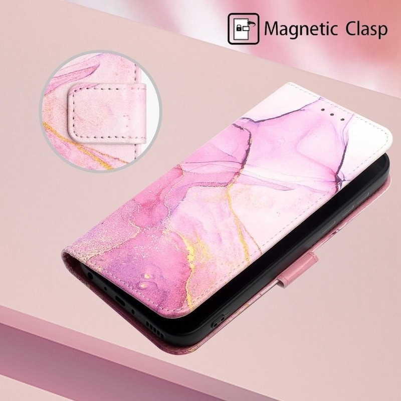 Bao Da Điện Thoại Nắp Lật Từ Tính Dạng Ví Họa Tiết Cẩm Thạch Cho Xiaomi Redmi A1 A2 Note 12 11 11s 10 10T 10S 9 9S Pro Max Ốp
