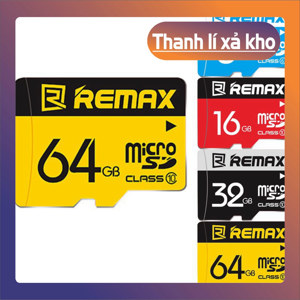 (xả kho) Thẻ nhớ REMAX tốc độ cao 8GB 16GB 32GB 64GB