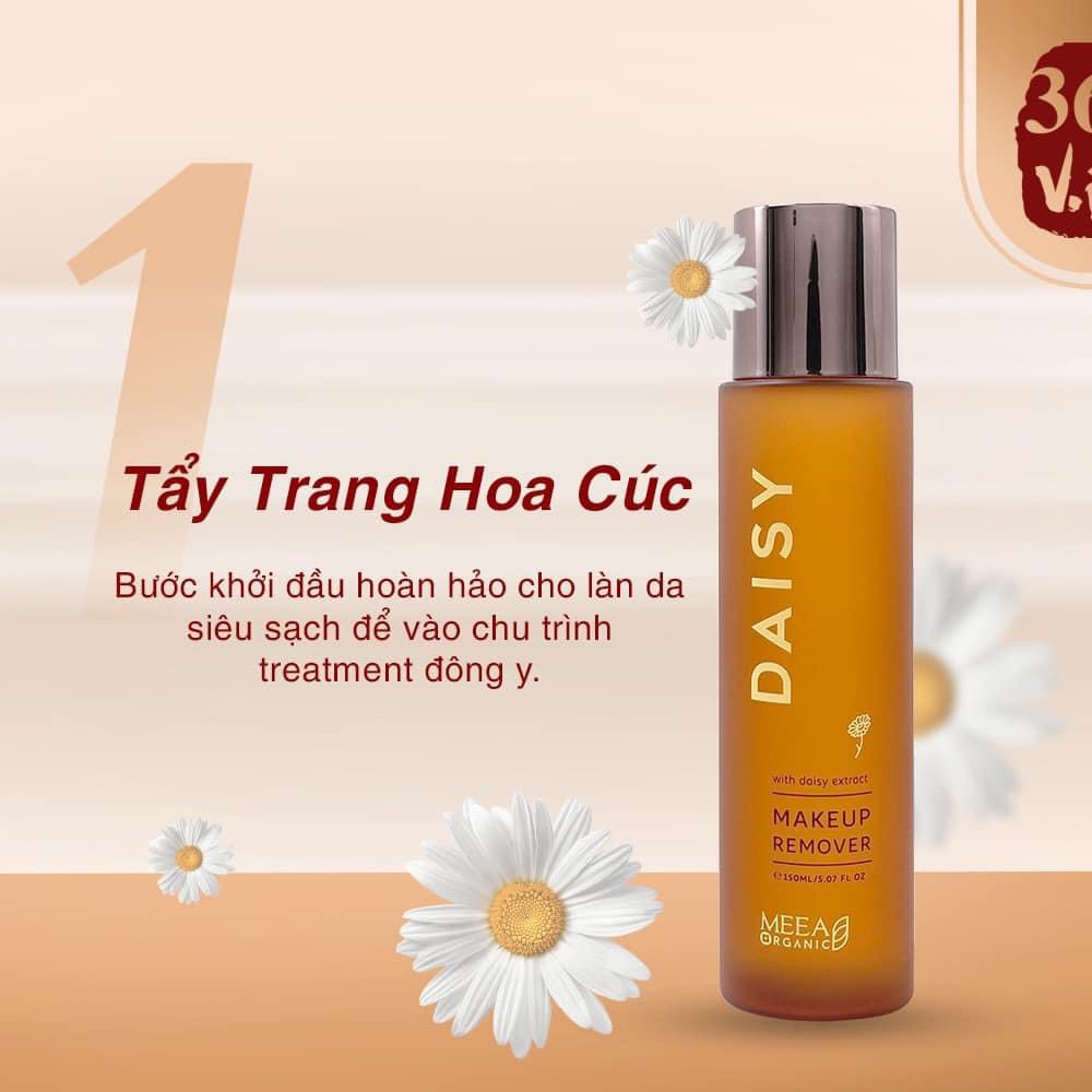 Nước tẩy trang Daisy hoa cúc MEEA Organic chính hãng, sạch da sâu, dịu nhẹ, dưỡng ẩm da trắng sáng | BigBuy360 - bigbuy360.vn