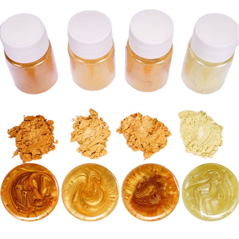 Set 4 Lọ Bột Trang Trí Làm Đồ Trang Sức