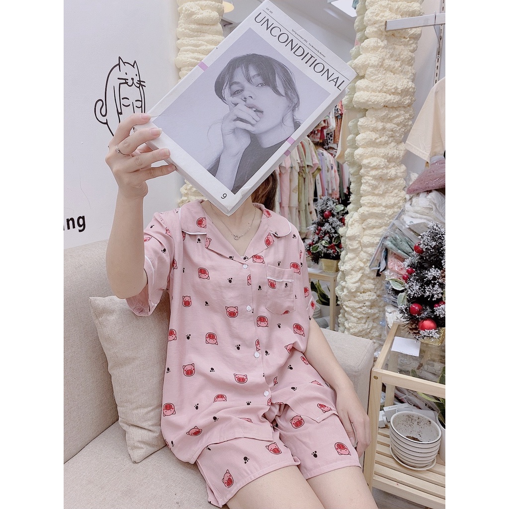 Bộ Pijama  ✨[SALE GIÁ GỐC]✨ Bộ Ngủ Mặc Ở Nhà  ĐŨI HÀN LẠNH  Mặc Dễ Chịu Thoáng Mát HÀNG CAO CẤP