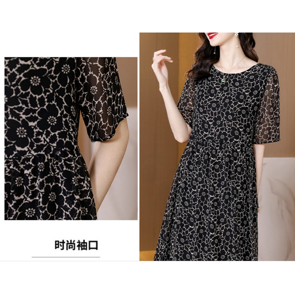(HÀNG SẴN) Đầm Voan Nhẹ Mùa Hè Thanh Lịch VH48 - Hàng Quảng Châu Cao Cấp