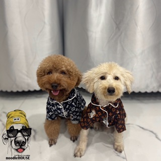 Pijama lụa LV dành cho chó mèo [QUẦN ÁO THÚ CƯNG]
