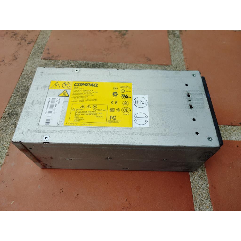 Nguồn server HP Compad DPS-600CB đã kích hoạt, 600W