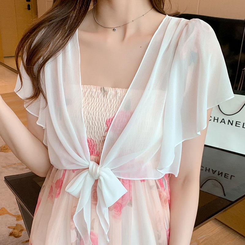 IELGY Áo cardigan Mỏng Chống Nắng Dễ Phối Đồ Thời Trang Cho Nữ